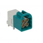 Mini fakra connector plug,right angle 2x2
